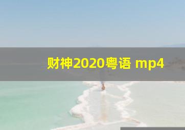 财神2020粤语 mp4